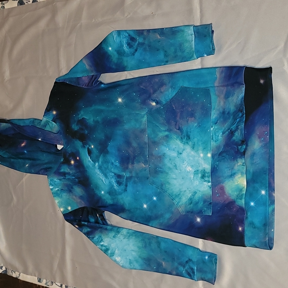 Blackmilk Galaxy Teal Slouchy S